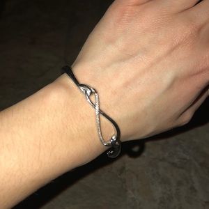 Infinity diamond bracelet
